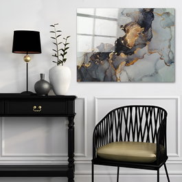Wallity Cuadro Decorativo de Cristal Templado Multicolor 50 x 70 cm